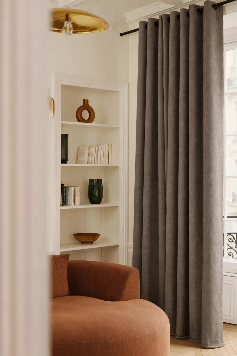 Rideau 100% Occultant Sur Mesure - Gris